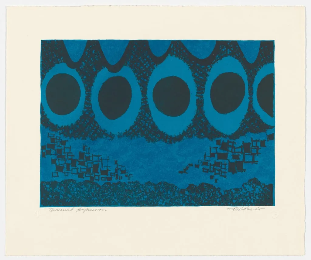 Untitled, by Tetsuo Ochikubo, ink, 1961
