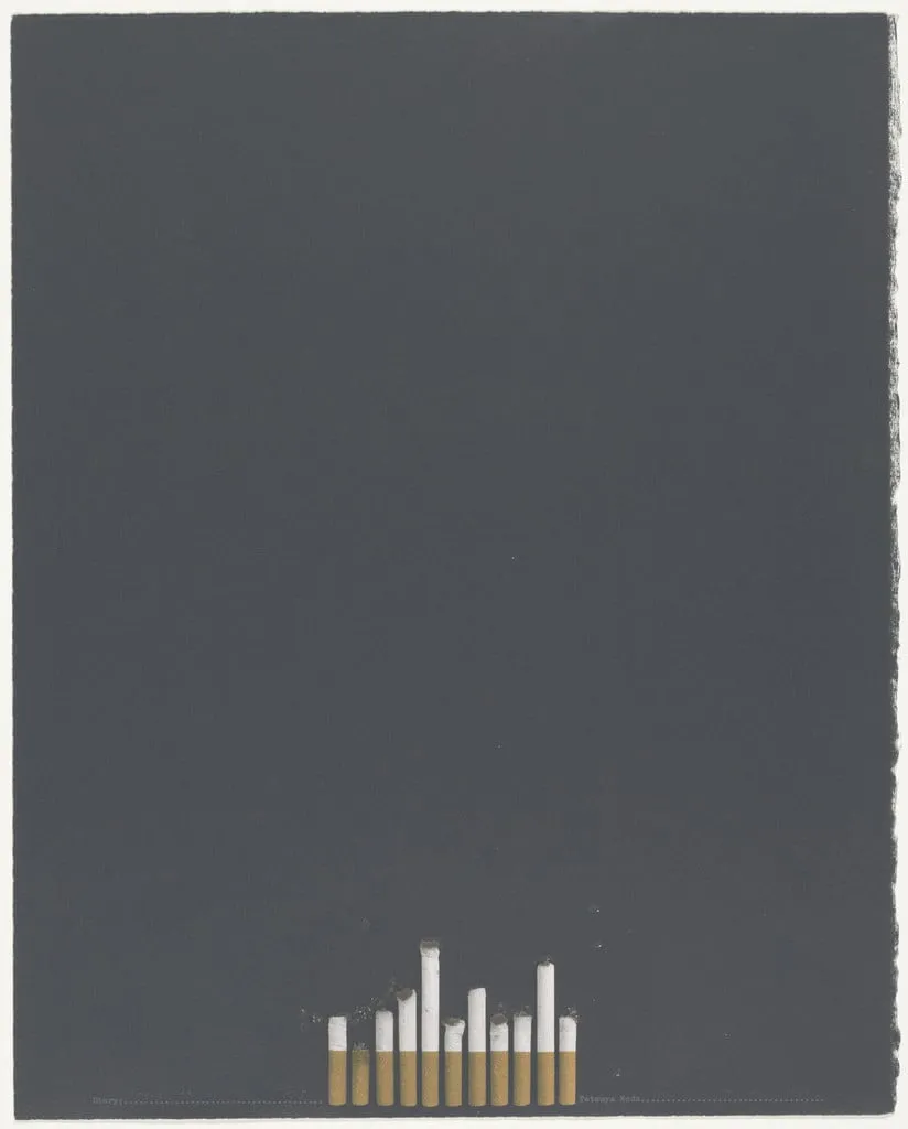 Untitled, by Tetsuya Noda, ink, 1974