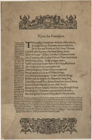 Text from Drayton's Poly-olbion