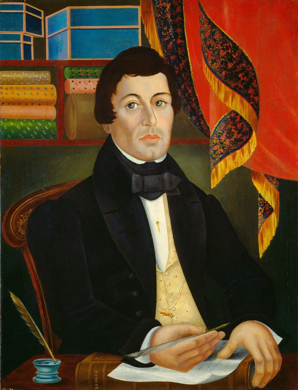 Textile Merchant, oil, 1840