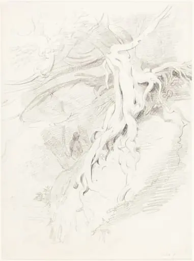 The Yew at Clifton, by Thales Fielding