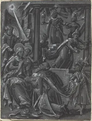 The Adoration of the Kings [recto]