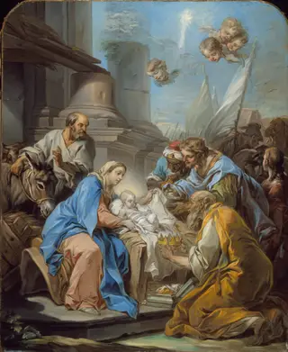 The Adoration of the Magi, by Charles André van Loo