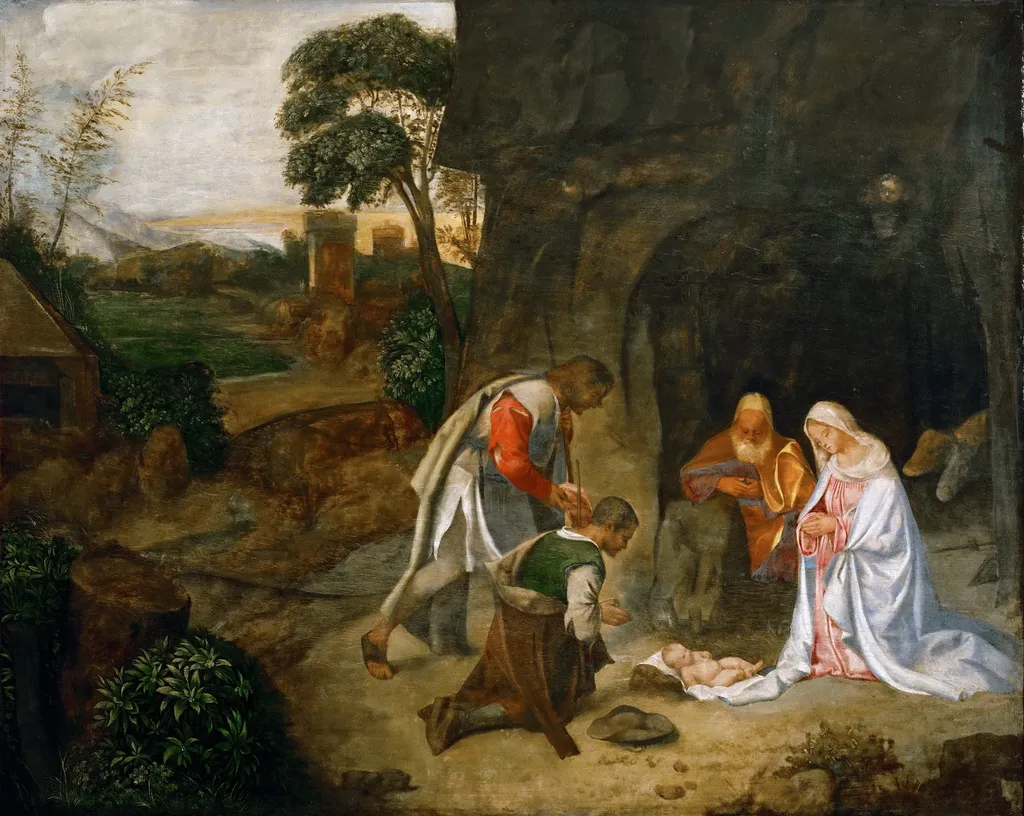 The Adoration of the Shepherds, oil, 1510