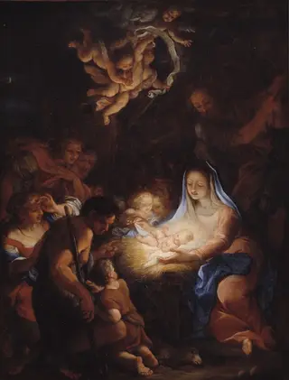 The Adoration of the Shepherds, by Giuseppe Bartolomeo Chiari