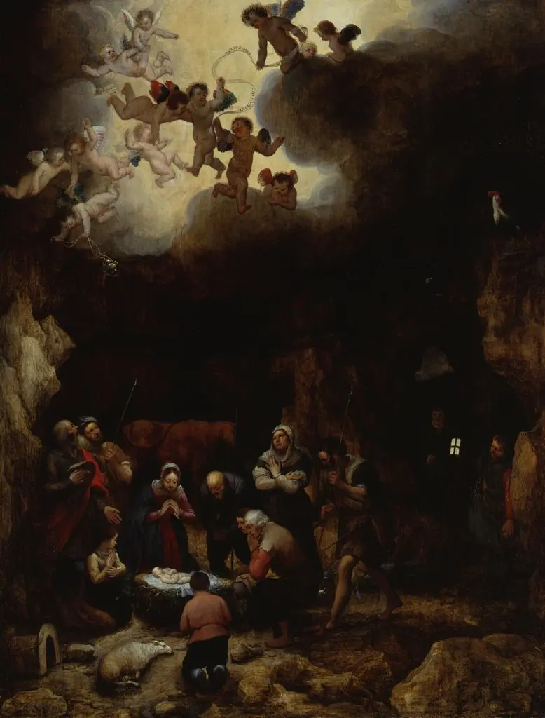 The adoration of the shepherds (Luke 2, 15-19)