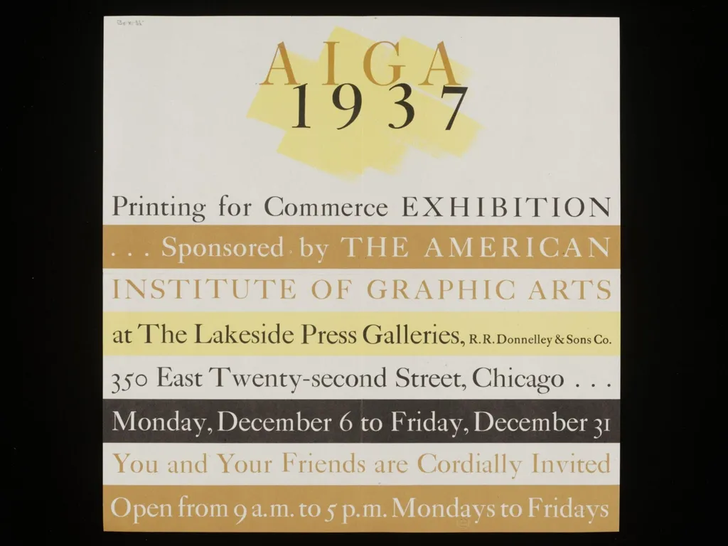 AIGA 1937 Printing for Commerce Exhibition, by The American Institute of Graphic Arts, 1937