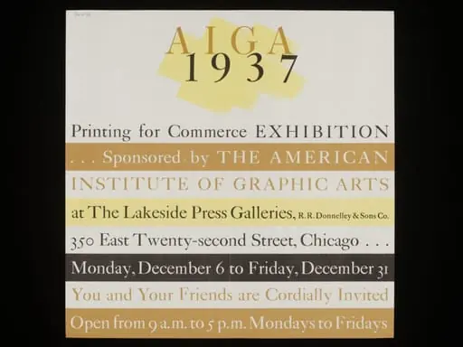 AIGA 1937 Printing for Commerce Exhibition, by The American Institute of Graphic Arts