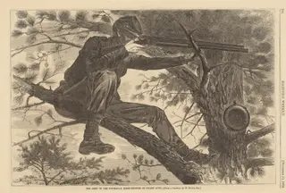 The Army of the Potomac - A Sharp-Shooter on Picket Duty