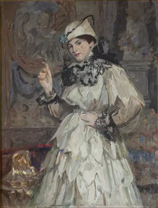 The Artist’s Daughter in Fancy Dress
