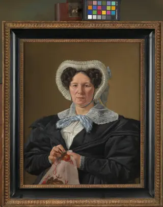 The Artist's Mother, Frederikke Eleonore Cathrine Rørbye, née Stockfleth