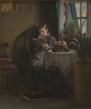 The Artist's Wife Reading