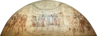 The Arts of Industry as Applied to Peace (full-scale cartoon for a wall painting in the Victoria and Albert Museum)