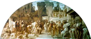 The Arts of Industry as Applied to War (cartoon for a wall painting in the Victoria and Albert Museum)