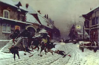 The Attack at Dawn, by Alphonse de Neuville