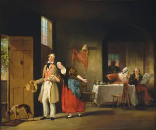 The Bashful Cousin, by Francis William Edmonds