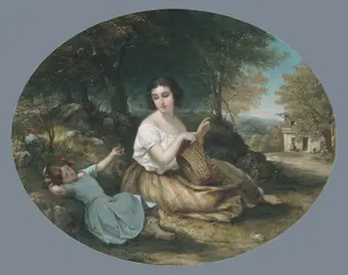 The Basket Maker, by Louis Lang