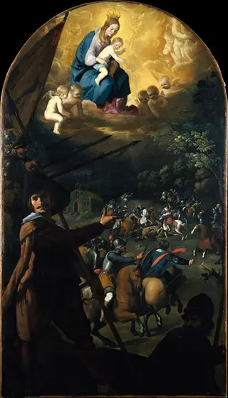 The Battle between Christians and Moors at El Sotillo, by Francisco de Zurbarán
