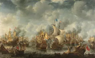 The Battle of Terheide, by Jan Abrahamsz Beerstraaten