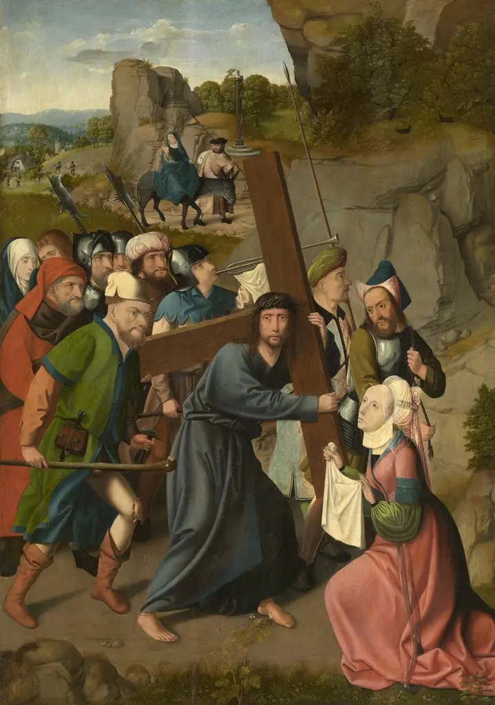 The Bearing of the Cross and the Flight into Egypt