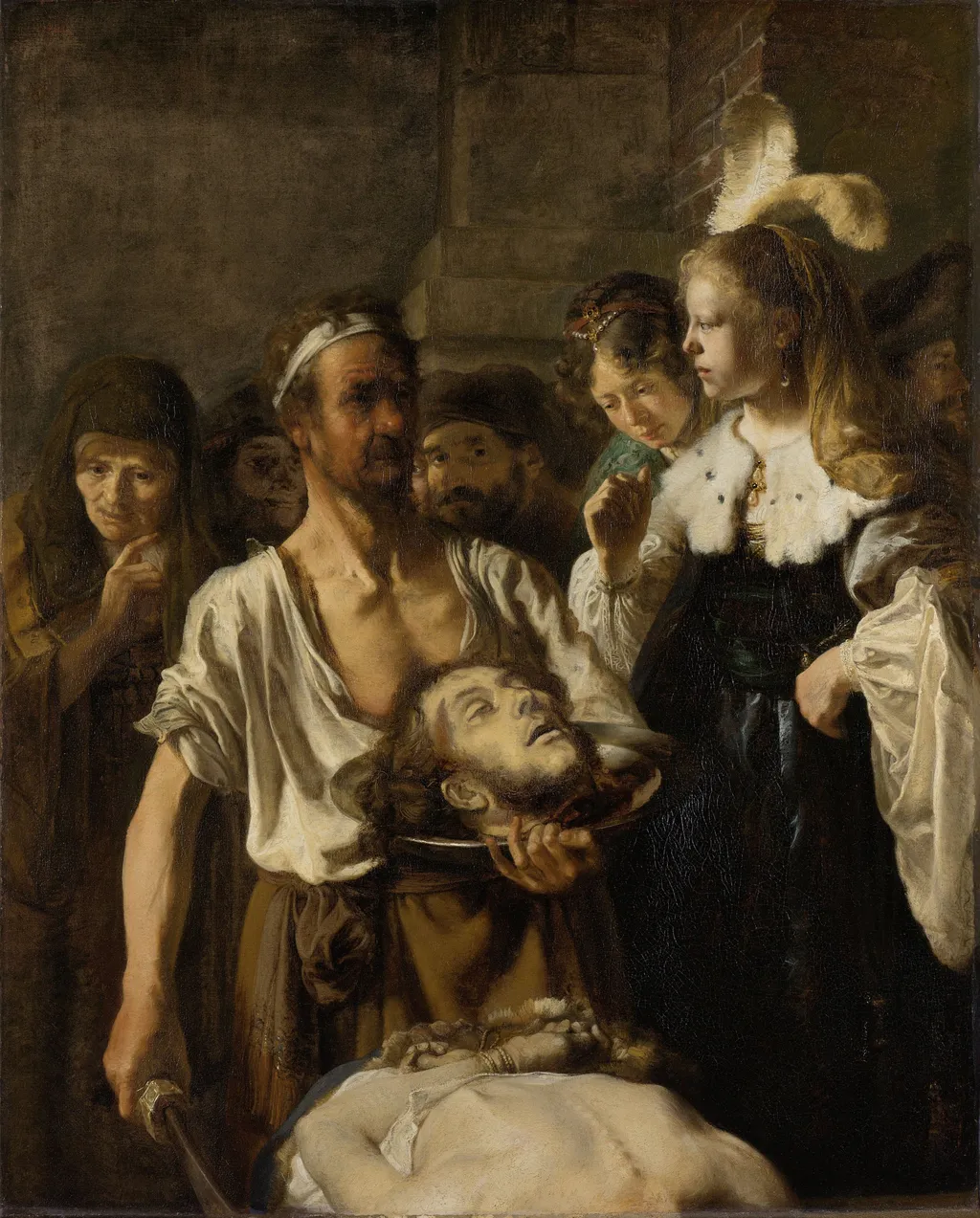 The beheading of John the Baptist, oil, 1640
