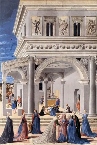 The Birth of the Virgin, by Fra Carnevale