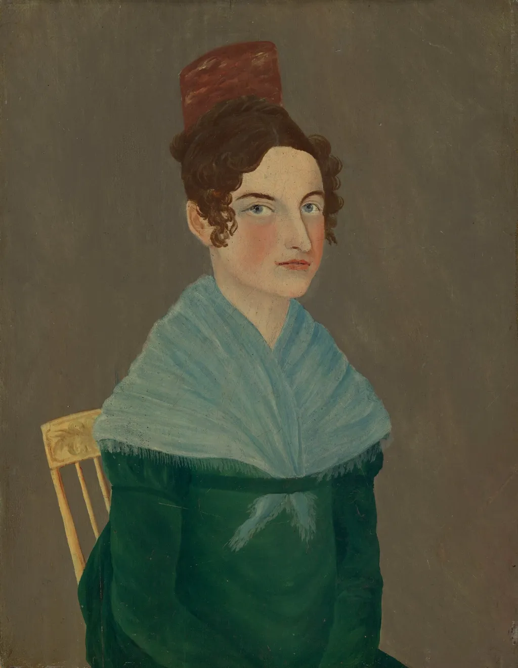The Blue Shawl, oil, 1820