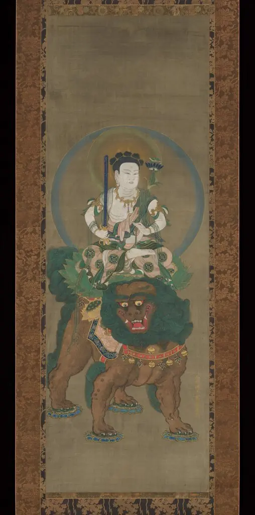 The Bodhisattva Five-Topknot Monju (Manjushri) (Gokei Monju Bosatsu zō), 1749