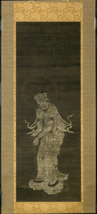 The Bodhisattva Kannon, from the triptych Approach of the Amida Trinity