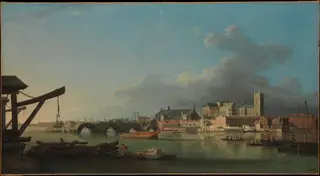 The Building of Westminster Bridge, by Samuel Scott