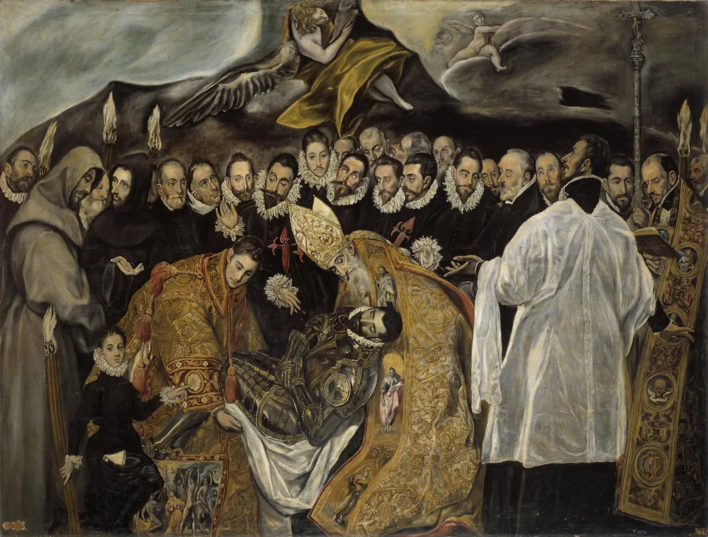 The Burial of the Count of Orgaz, oil, 1618