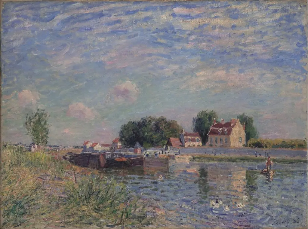 The Canal at Saint-Mammes