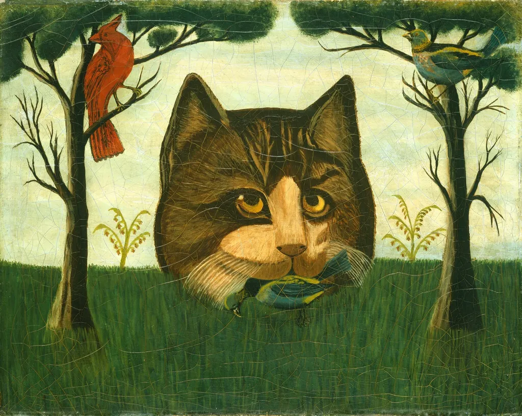 The Cat, oil, 1874