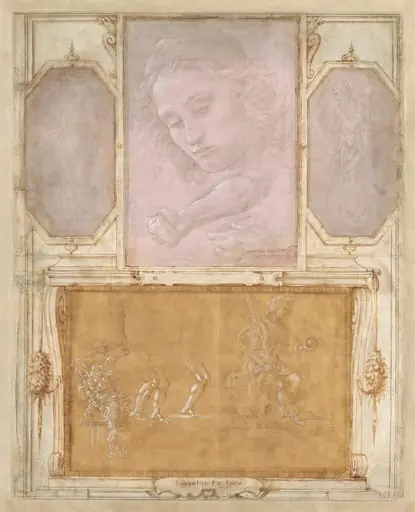 Page from the Collection of Niccolò Gaddi (So-Called "Vasari Page"), by The "Chief Framer"