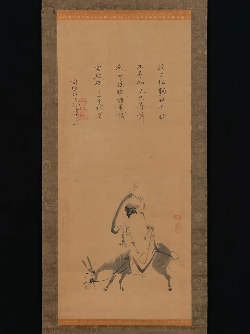 The Chinese Poet Pan Lang on a Donkey, unspecified, 1644