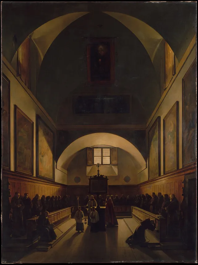 The Choir of the Capuchin Church in Rome