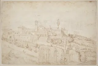 The Church of S. Gregorio Magno on the Celian Hill (verso)