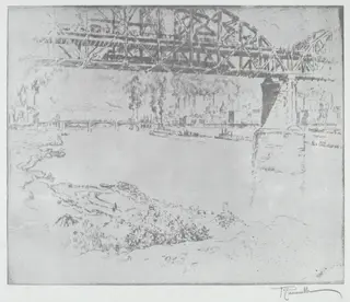 The City Bridge, St. Louis [bottom]