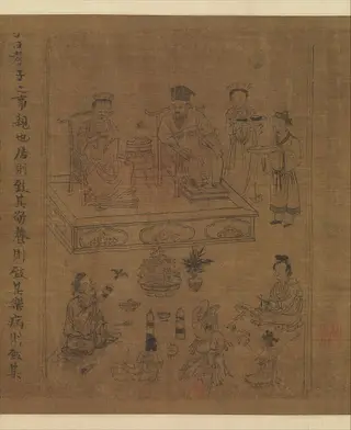 北宋　李公麟　孝經圖　卷|The Classic of Filial Piety