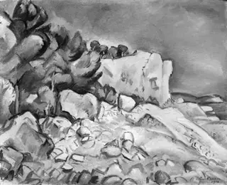 The Cliff at Sainte Marguerite