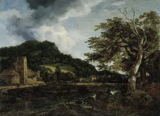 The Cloister, by Jacob van Ruisdael