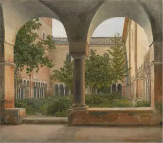 The Cloisters of San Lorenzo fuori le mura in Rome