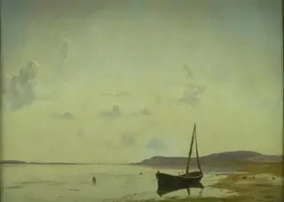 The Coast at Frederiksund. Sketch