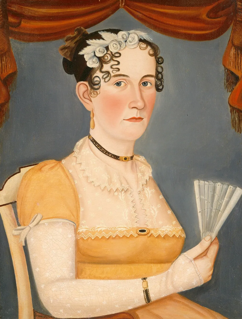 Sophia Burpee Conant, by The Conant Limner, oil, 1813