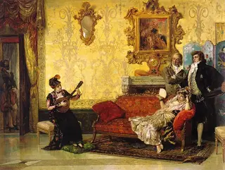 The Concert, by Vicente Palmaroli