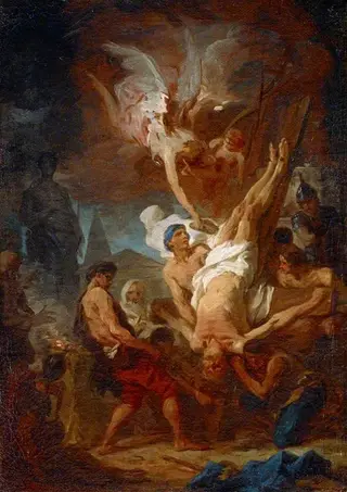 The Crucifixion of Saint Peter, by Pierre Subleyras