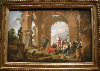 The Cumaean Sibyl delivering the Oracles