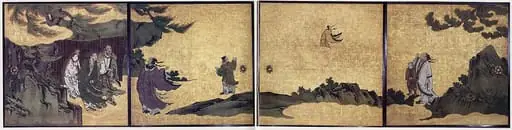 列子図襖|The Daoist Immortal Liezi, 1606
