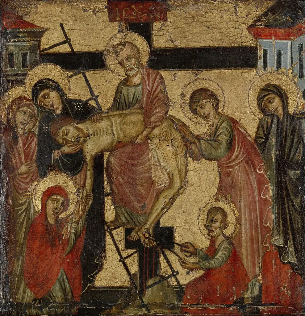 The Deposition and the Entombment, 1296