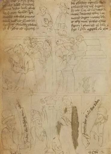 The Destruction of the Egyptian Idols [verso]